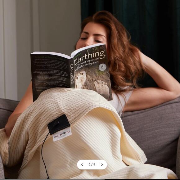 Grounding Earthing Blanket Functional Health Wellness - Picture 3 of 13